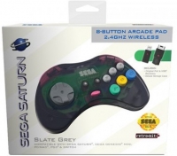 Retro-Bit 8-Button Arcade Pad (Slate Grey) Box Art