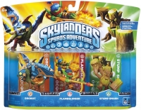Skylanders: Spyro's Adventure - Drobot / Flameslinger / Stump Smash Box Art
