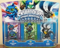 Skylanders: Spyro's Adventure - Wrecking Ball / Stealth Elf / Sonic Boom Box Art