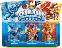 Skylanders: Spyro's Adventure - Whirlwind / Double Trouble / Drill Sergeant Box Art