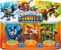 Skylanders Giants - Sonic Boom / Sprocket / Stump Smash Box Art