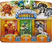Skylanders Giants - Eruptor / Stealth Elf / Terrafin Box Art