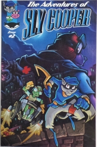 Adventures of Sly Cooper Issue #2, The Box Art