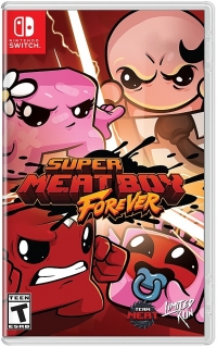 Super Meat Boy Forever (Meat Boy facing forward) Box Art