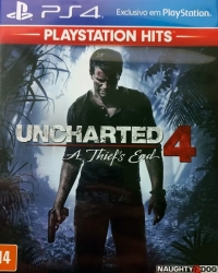 Uncharted 4: A Thief's End - PlayStation Hits (3003901-AC) Box Art