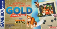 Nintendo Game Boy Pocket - Gold Super Pack With Donkey Kong Land Box Art