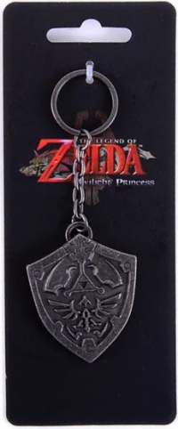 Bioworld The Legend of Zelda: Twilight Princess Hylian shield keychain Box Art