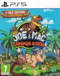 New Joe and Mac: Caveman Ninja - T-Rex Edition Box Art