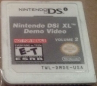 The Nintendo DSi XL Demo Video Carts 