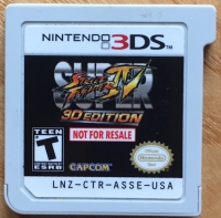 Super Street Fighter IV - 3D Edition Box Art