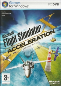 Microsoft Flight Simulator X: Acceleration Expansion Pack Box Art