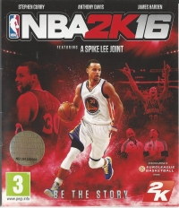 NBA 2K16 (Curry) Box Art