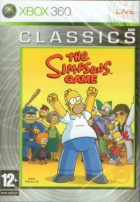 Simpsons Game, The - Classics Box Art