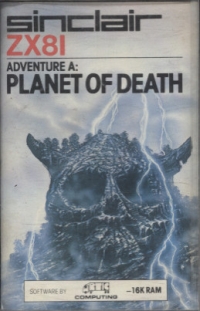 Adventure A: Planet of Death Box Art