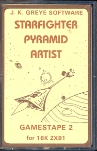 Gamestape 2: Starfighter / Pyramid / Artist Box Art