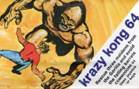 Krazy Kong 64 Box Art