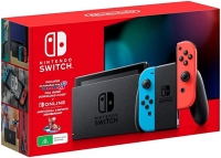 Nintendo Switch (Neon Blue / Neon Red / Mario Kart 8 Deluxe label) Box Art