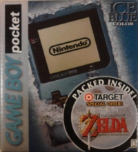 Nintendo Game Boy Pocket - The Legend of Zelda: Link's Awakening (Ice Blue) Box Art