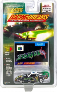 Johnny Lightning Racing Dreams - Star Fox 64 Box Art