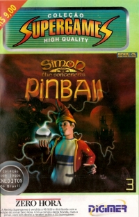 Simon The Sorcerer's Pinball - Coleção SuperGames High Quality Box Art