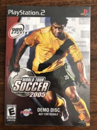 World Tour Soccer 2005 Demo Disc Box Art