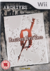 Resident Evil Archives: Resident Evil Zero (IS85025-01ENG vertical) Box Art