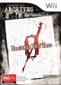 Resident Evil Archives: Resident Evil Zero Box Art