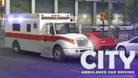 City Ambulance Car Driving Box Art