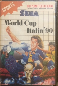 World Cup Italia '90 (Not Permitted for Rental) Box Art