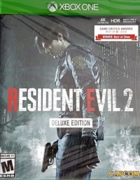 Resident Evil 2 - Deluxe Edition (Not for Resale) Box Art