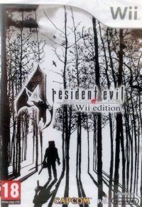 Resident Evil 4: Wii Edition (RVL-RB4P-UXP / red PEGI rating) Box Art