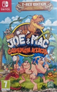 New Joe & Mac: Caveman Ninja - T-Rex Edition Box Art