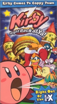 Kirby: Right Back at Ya! Kirby Comes to Cappy Town (VHS) [NA] Box Art