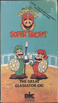 Super Mario Bros. Super Show!, The: The Great Gladiator Gig (VHS) [NA] Box Art