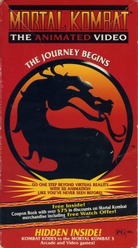 Mortal Kombat: The Animated Video (VHS) [NA] Box Art