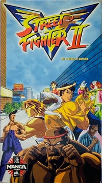 Street Fighter II V: The Revenge of Ashura (VHS) [NA] Box Art