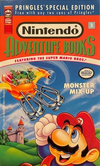 Nintendo Adventure Books featuring the Super Mario Bros. 3: Monster Mix-Up - Pringles Special Edition Box Art