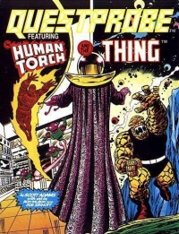 Questprobe featuring Human Torch and the Thing Box Art