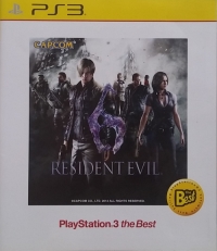 Resident Evil 6 - PlayStation the Best Box Art