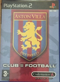 Club Football: Aston Villa Box Art