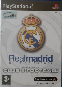 Club Football: Real Madrid [FR] Box Art