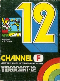 Videocart 12: Baseball Box Art