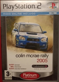 Colin McRae Rally 2005 - Platinum [ES] Box Art