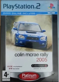 Colin McRae Rally 2005 - Platinum [PT] Box Art