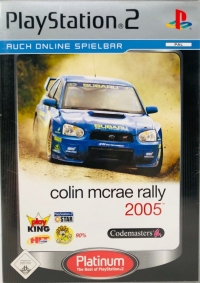 Colin McRae Rally 2005 - Platinum (0202176) Box Art