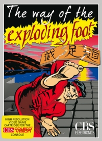 Way of the Exploding Foot, The Box Art