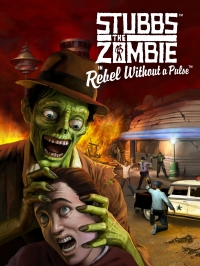 Stubbs the Zombie in Rebel without a Pulse Box Art