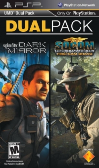 Dual Pack: Syphon Filter: Dark Mirror / SOCOM: U.S. Navy Seals: Fireteam Bravo Box Art
