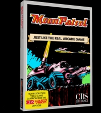 Moon Patrol (CBS) Box Art