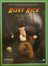 Risky Rick in Dangerous Traps (green border) Box Art